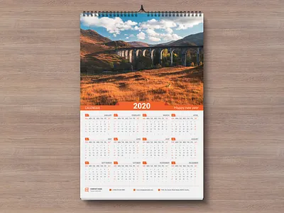 One Page Wall Calendar 2002 business calendar calendar 2020 calendar design company month new year one page calendar planner stationery year