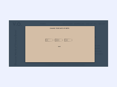 Change Date of Birth page app css form design frontend gradient pastel colors reactjs ui ux web design website