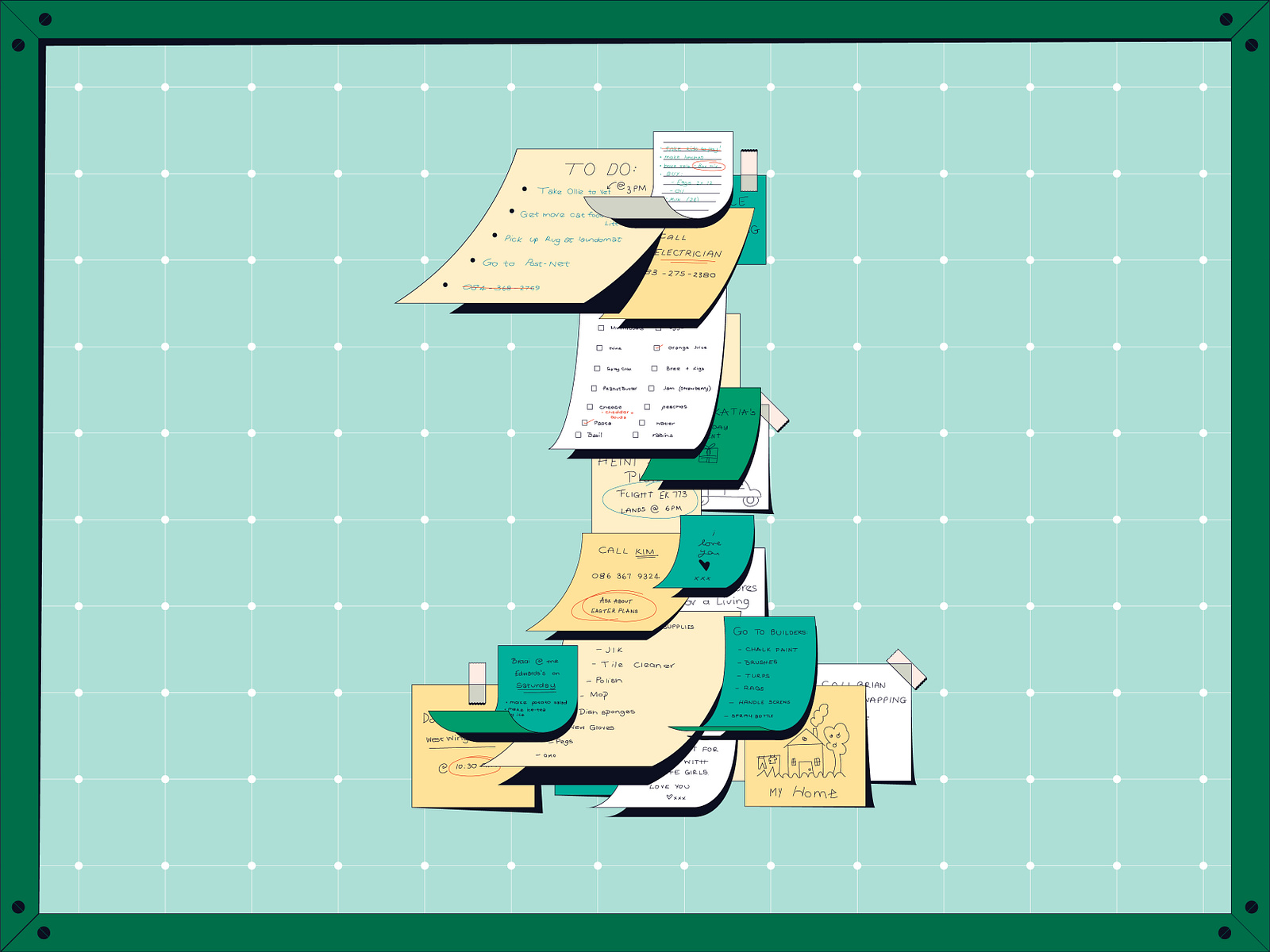 One too many things to do 🗒️ by MUTI on Dribbble