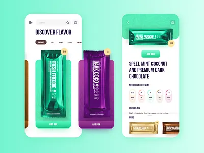 Simply Chocolate Mobile App app ui application design chocolate clean app design e commerce interaction design iphone app mobile app simply store ui ux