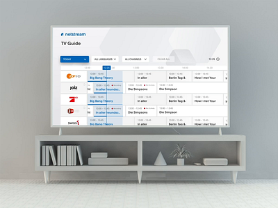 Netstream TV App 3d animation apple apple pencil apple tv application design interaction interaction design interface motion tv tv app ui user inteface ux ux design uxui