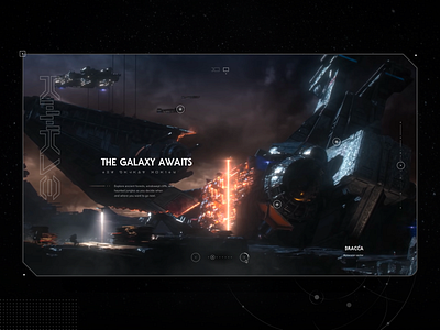 Star Wars: Jedi Fallen Order concept hero landing page layout planet space typography ui web design