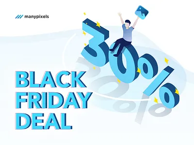 Black Friday Campaign art direction black friday digital art graphic campaign illustration manypixels unlimited design visual identity