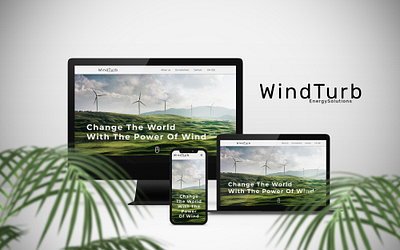 Website UI Mockup - WindTurb adobe xd adobexd business climate envoirnment globalwarming landingpage mockup ui uidesign webdesign website website design websitemockup websiteui wind windturbine