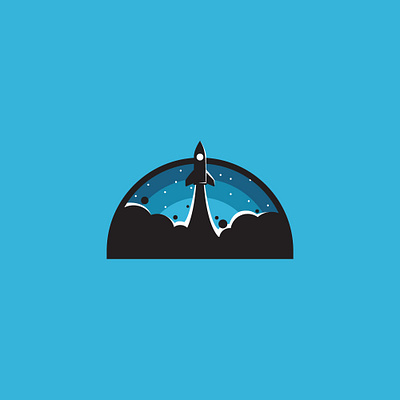 Operation of Icarus Mission Patch 1.0 animation design dribbbleweeklywarmup flat icon illustration minimal vector