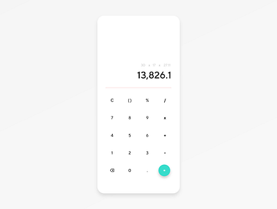 Mobile Calculator Design app app design app ui calculator dailyui dailyui 004 design mobile ui ui ux