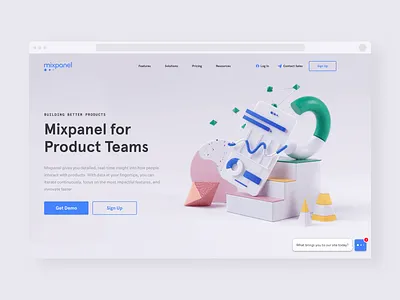 Product Team Illustrations 3d analytics building c4d data visulization data viz illustration