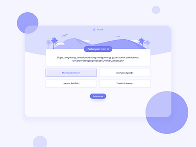 Trivia Quiz 🎊 - Exploration adobexd clean design flatdesign quiz trivia ui ui design uidesign ux uxdesign web webdesign website design