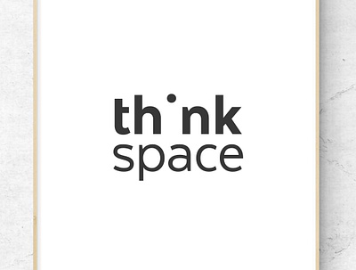 Think space clever creative logo logodesign logos logotype mark negativespace simple think