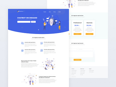 Chatcircle Landing Page clean design landing landingpage onepage ui ux web webdesign website