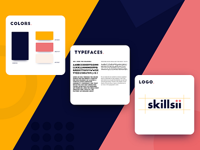 Skillsii Branding brandidentity branding colorpalette colours design designagency graphicdesign ui uxdesign uxui