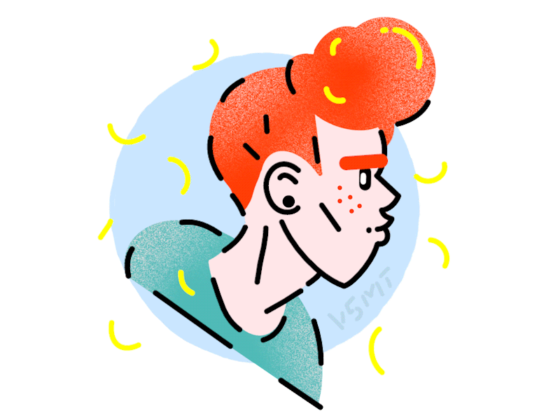 Ginger Boy 90s affinity designer animated animation character design drawing fashion illustration gif illustration line art loop motion motion animation portrait illustration procreate