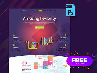 Free Creative PSD Template banner creative download free portfolio psd team template