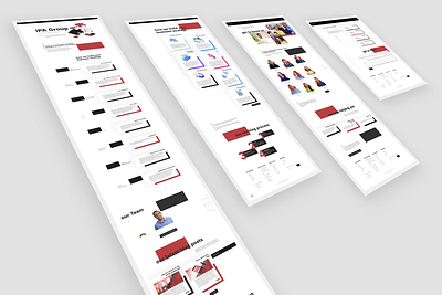 IPA Group Website Redesign agency agency website design ipagroup portfolio redesign ui visual coding web design web development web project webflow website website design