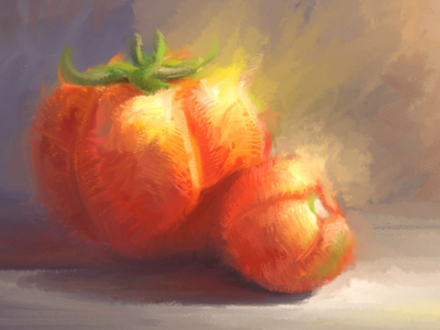 Still life digital painting still life