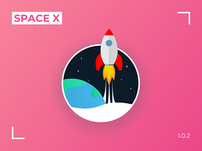 Blast Off! - Mission Patch Challenge design mission missionpatch rocket scifi space universe weekly challenge weekly warm up weeklywarmup