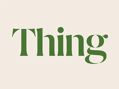 WIP brand green packaging typography