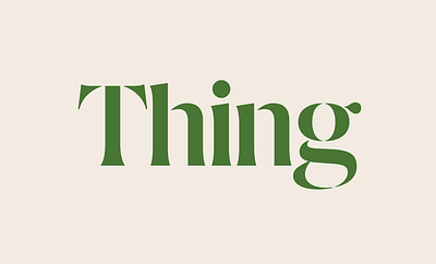 WIP brand green packaging typography
