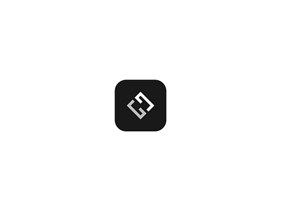 GG icon - black. app design icon ios mobile