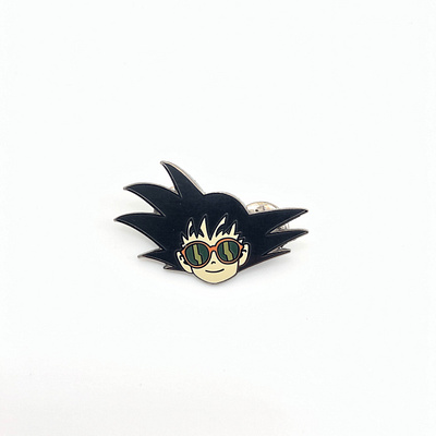 Goku Chillin Pin anime dbz dragon ball dragon ball z enamel pin goku illustrator lapel pin pin design product design