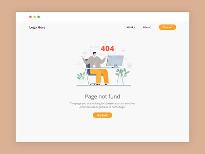 Day 008: 404 Page dailyui design illustration ui ux web