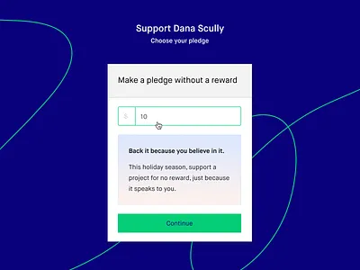 Back it because you believe in it believe black friday kickstarter ui