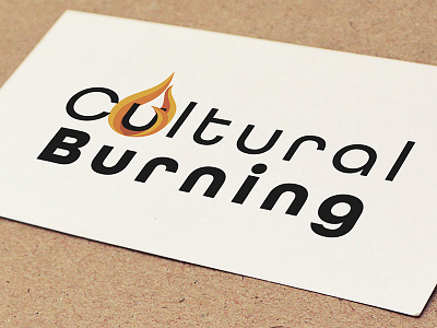 Cultural Burning logo branding design icon identity illustration illustrator logo minimal typography vector