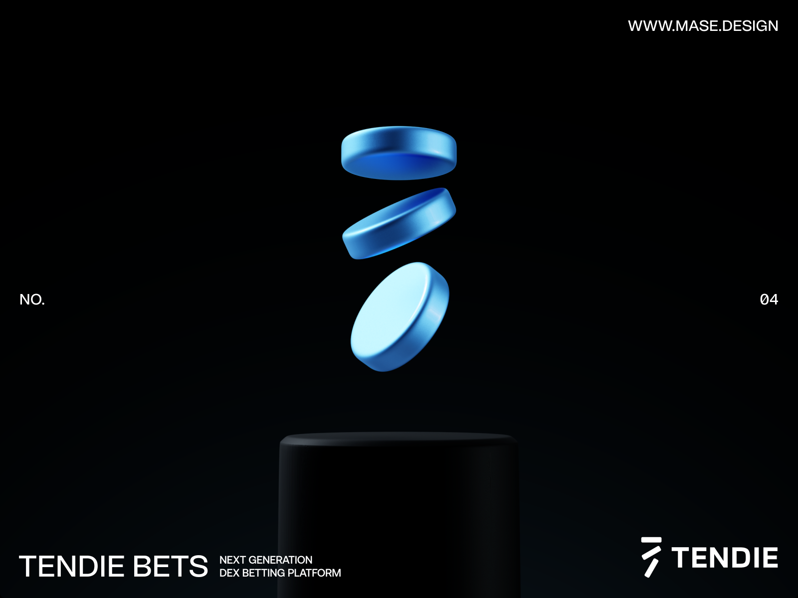 🔹 Tendie Bets 3d logo animation bets betting brand identity branding coin coins crypto digital logo logo animation logo trend logotype mase.design maserekt monogram symbol