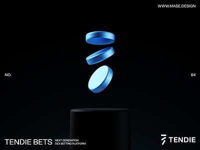 🔹 Tendie Bets 3d logo animation bets betting brand identity branding coin coins crypto digital logo logo animation logo trend logotype mase.design maserekt monogram symbol