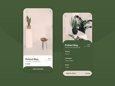 Plant - It ! app app design concept design neutral plants ui app ui design uidesign ux ux ui ux design uxdesign