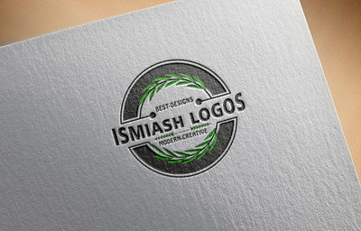 3D paper logo made by ismi_creations 3d art 3d logo brand identity circle logo graphicdesign logo design logodesign logotype vector art vectorlogo