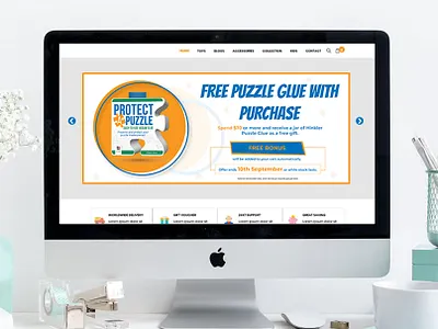 Puzzle Glue | Banner Design | Graphic Design bannerdesign creative designer designs graphics marketing socialmedia