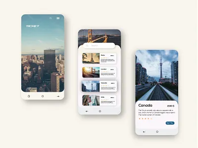 Ticket App app design design ticket travel travel app traveling ui design