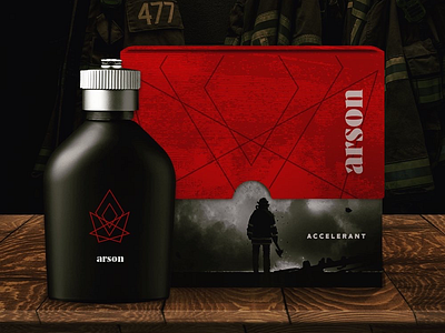 arson packaging bottle branding design fire package packaging typography