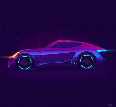 super car car design dribbble illustration uxdesigner vector