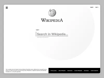 Wiki – design branding concept design design template digital graphic design typography ui ui design ux ux ui ux design web webdeisgn wikipedia