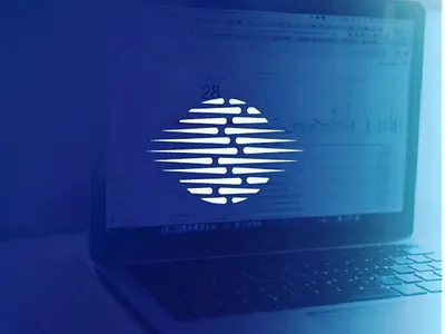 Dynamic logo circle dynamic linear logo space speed universe