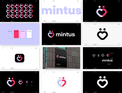 mintus identity case study /dating app for crypto people best logos blockchain brand identity branding case study crypto dating app heart identity logo logo designer logos love metaverse minimal logo modern logo