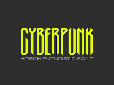 Cyberpunk Technology Gothic Condense