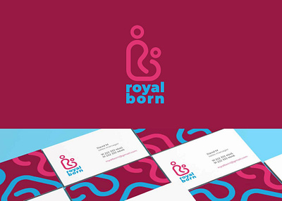 Royal Born branding design illustration logo