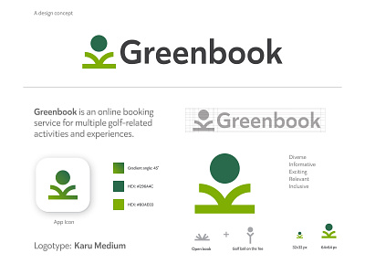 Greenbook adobe illustrator adobe xd branding concept logo