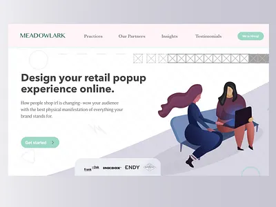 UX/UI Meadowlark Mockup 1 branding design flat character design logo pastel toronto toronto ux ux uxdesign
