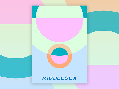 Middlesex Poster geometric graphic design middlesex poster