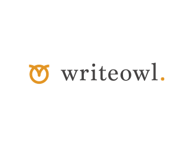 Writeowl branding illustration logo logotype owl serif