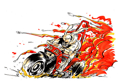 drift 3clh illustration race car saigon