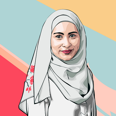 Siti Afiza adobe adobe illustrator design grafik grafik malaya grafik malaysia graphic hafiz ismail illustration illustrator malaysia portrait vector vector art vector illustration wacom