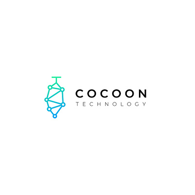 Cocoon Technology Logo Design available for hire brand identity branding cocoon concept concept art design flat gradient illustration logo logo design logo designer minimal minimalist symbol technology typography ui vector