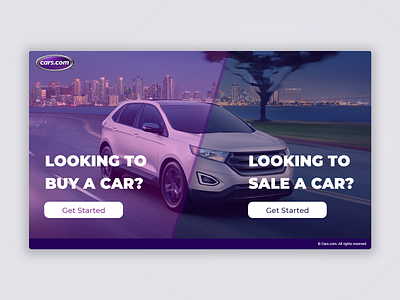 Landing page - Cars.com branding landing page