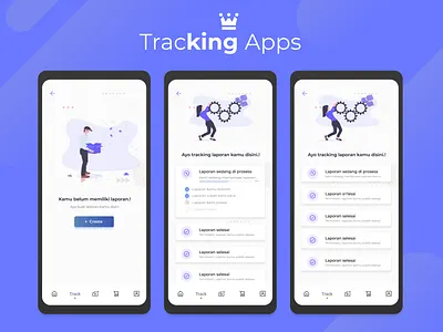 Design Menu tracking app clean clear design flat fresh illustration minimal mobile mobile app design mobile ui ui ux