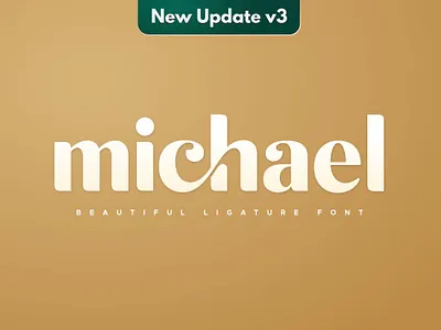 Michael Beautiful Ligature font beautiful black friday display display font elegant fonts font design fonts collection lettering ligature ligature font ligature fonts logo modern modern fonts sans serif sans serif font sans serif fonts serif serif font serif fonts